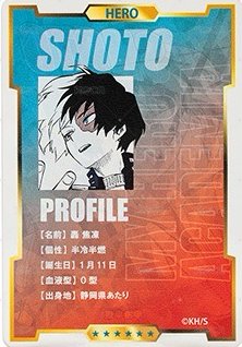 JUMP SHOP 數據卡 第2彈 背面