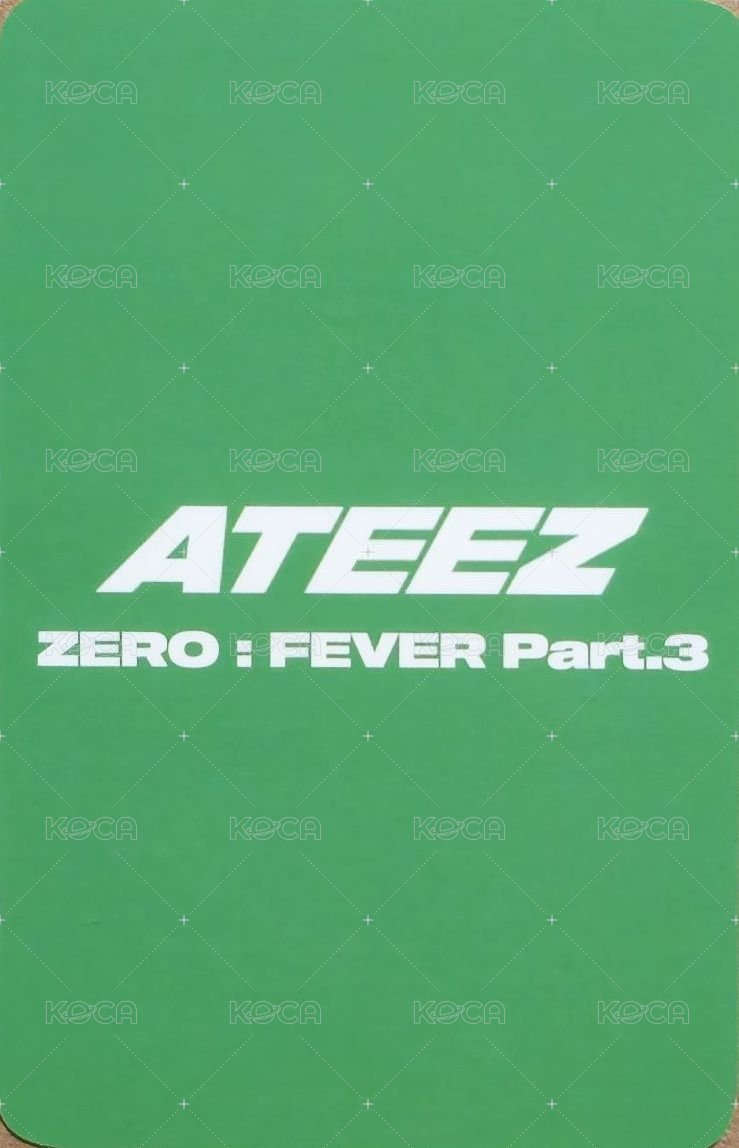 Fever pt.3 k4 2.0 簽售卡  背面