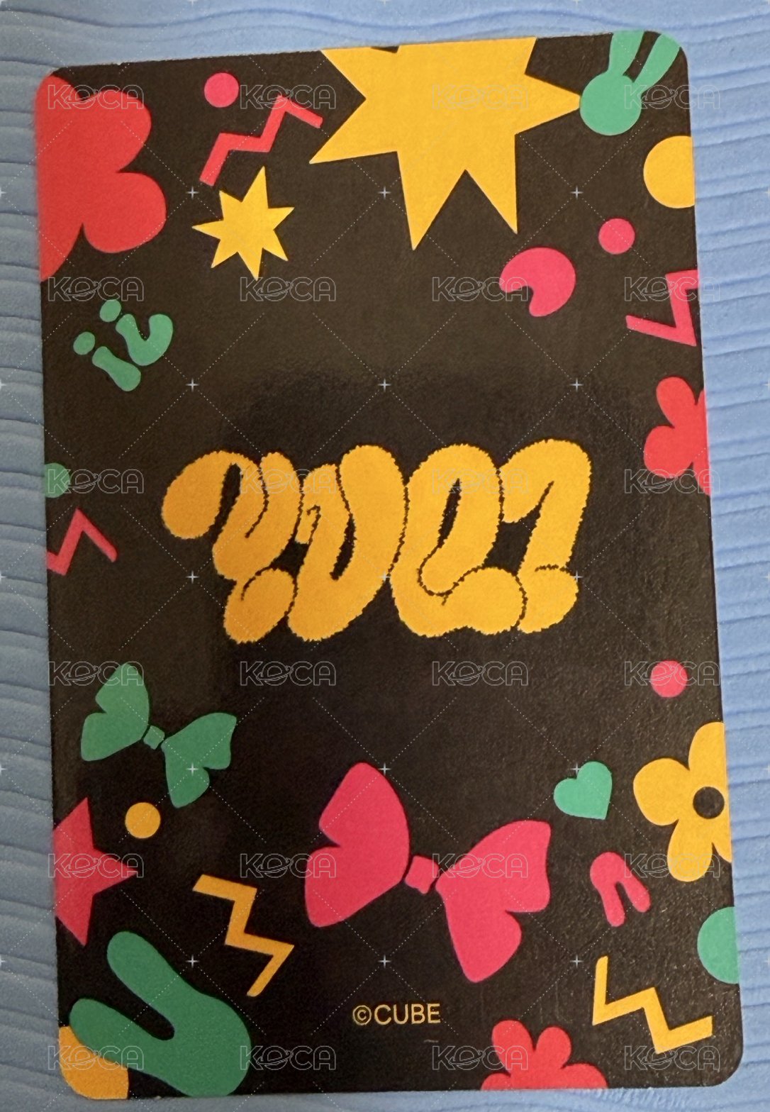 YUQ1 周邊卡 快閃店小卡組 背面