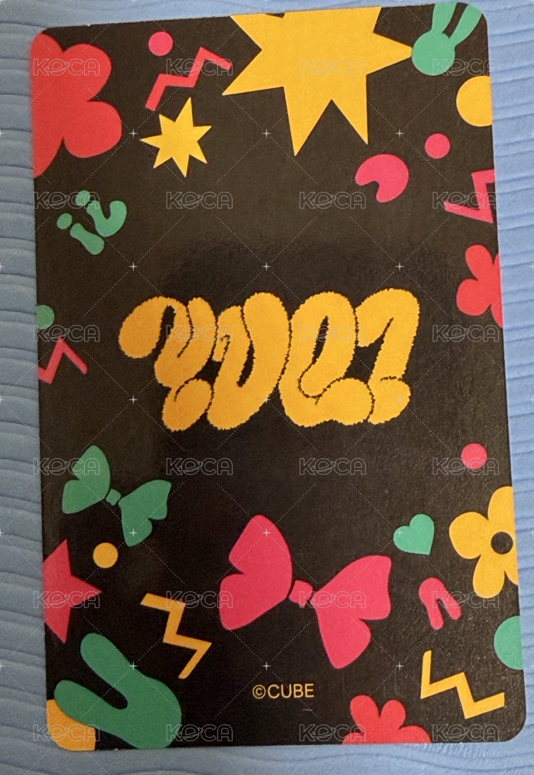 YUQ1 周邊卡 快閃店小卡組 背面