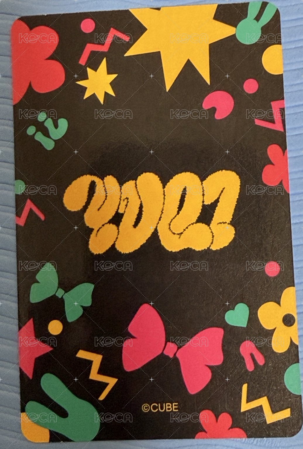 YUQ1 周邊卡 快閃店小卡組 背面