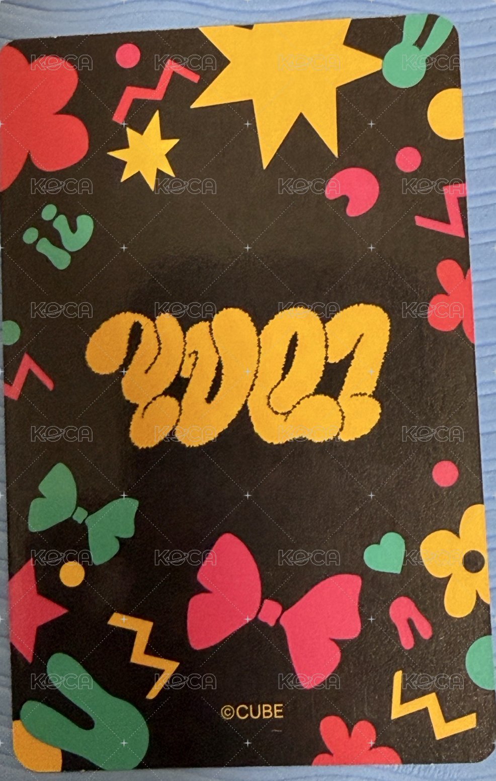 YUQ1 周邊卡 快閃店小卡組 背面