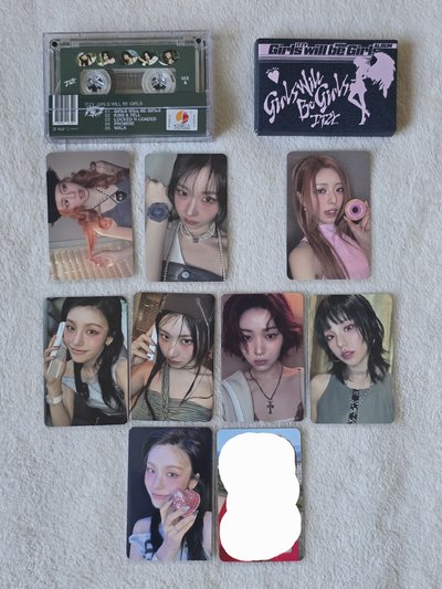 ITZY Girls Will Be Girls 電子專 卡帶 專卡 特典卡
