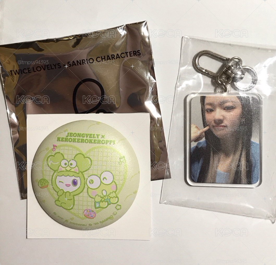 定延 三麗鷗徽章 特典吊飾