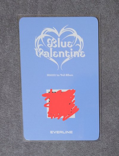 nmixx EL線下簽售莉QR Code卡背