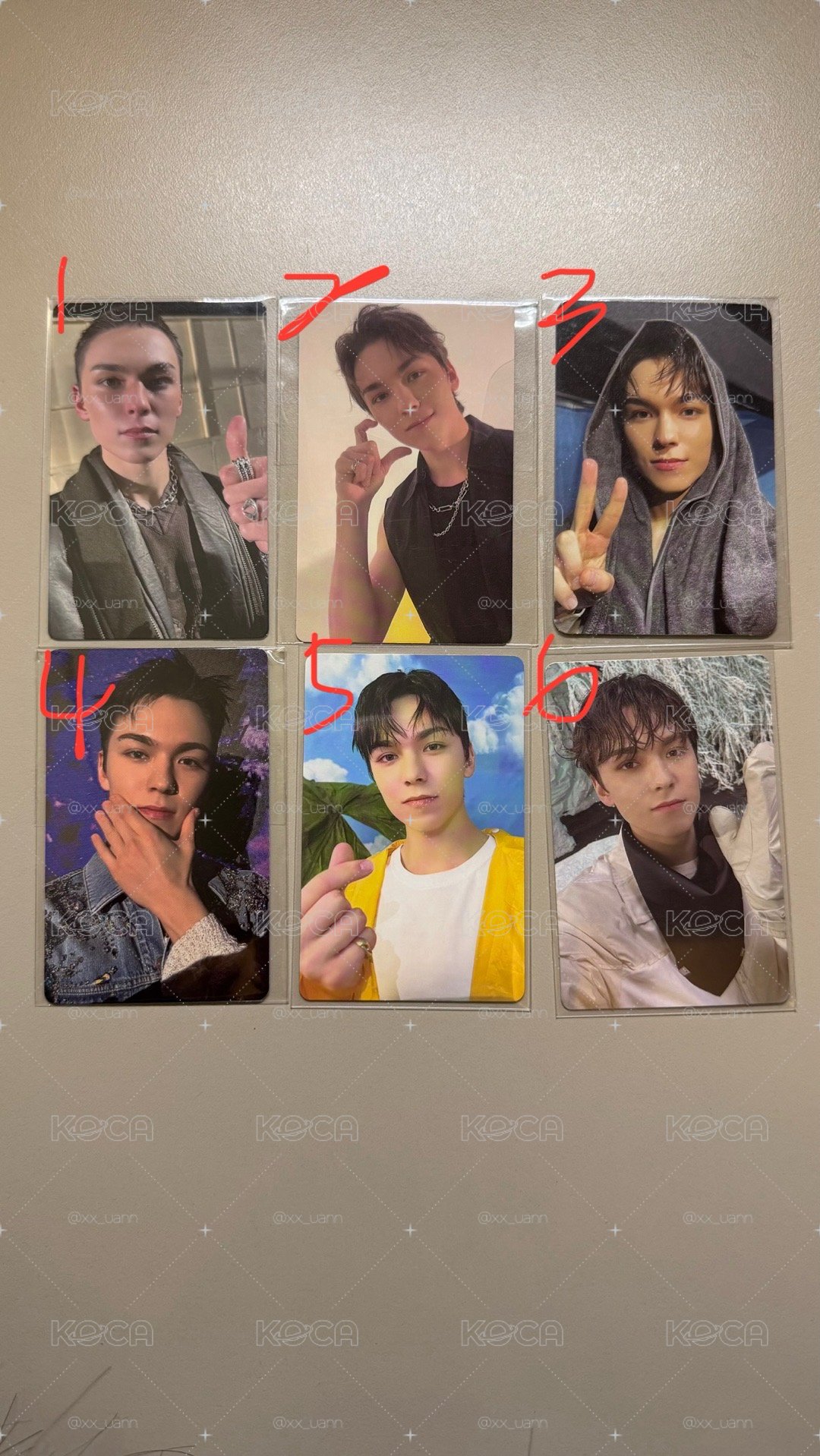 VERNON正規五：HAPPY BURSTDAY小卡】SEVENTEEN Vernon 小卡- KOCA小卡