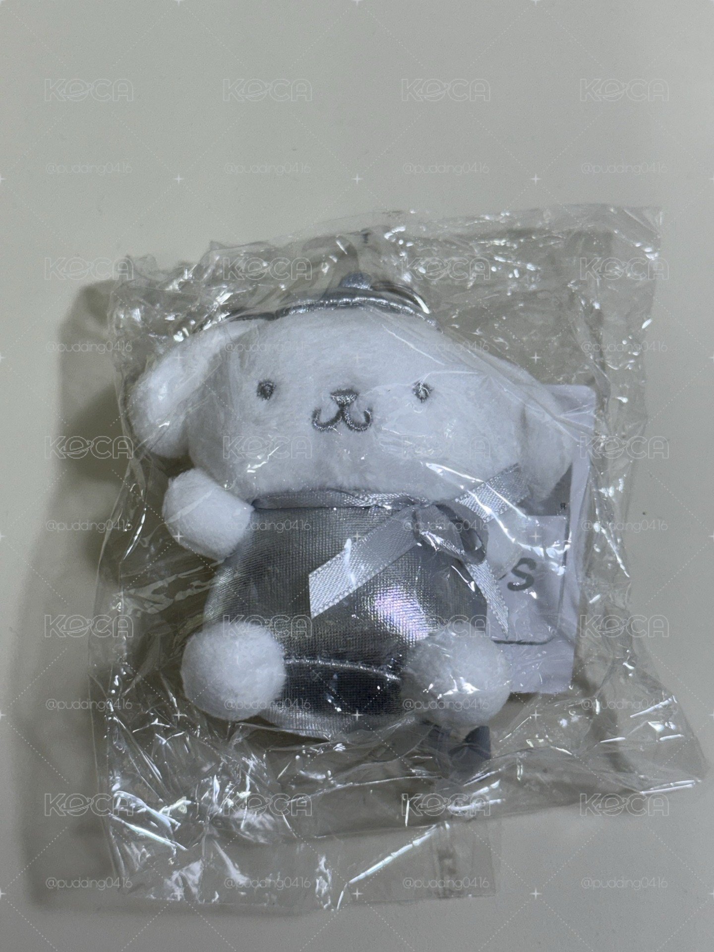 韓國限定 銀色布丁狗