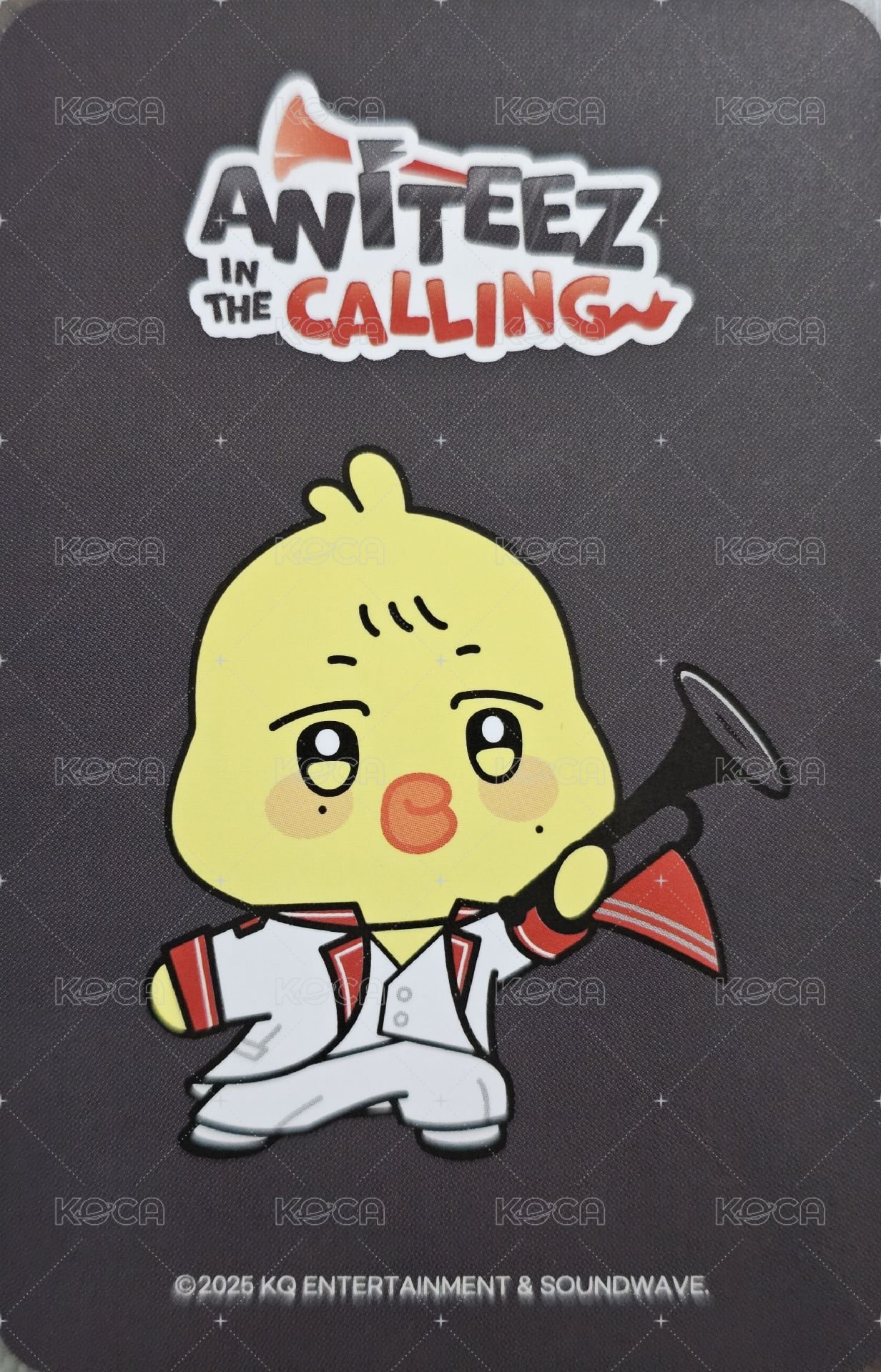 ANITEEZ IN THE CALLING 周邊卡 資料夾 CALLING PROFILE HOLDER 背面