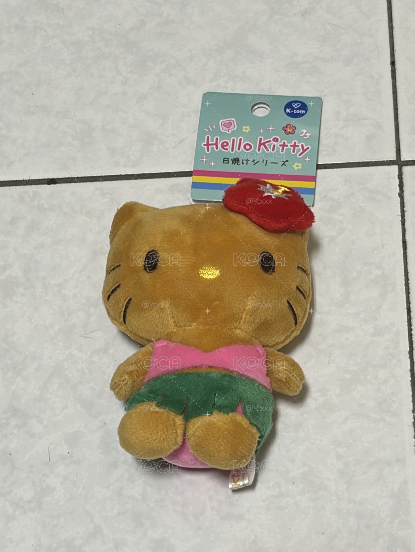 曬黑hello kitty 