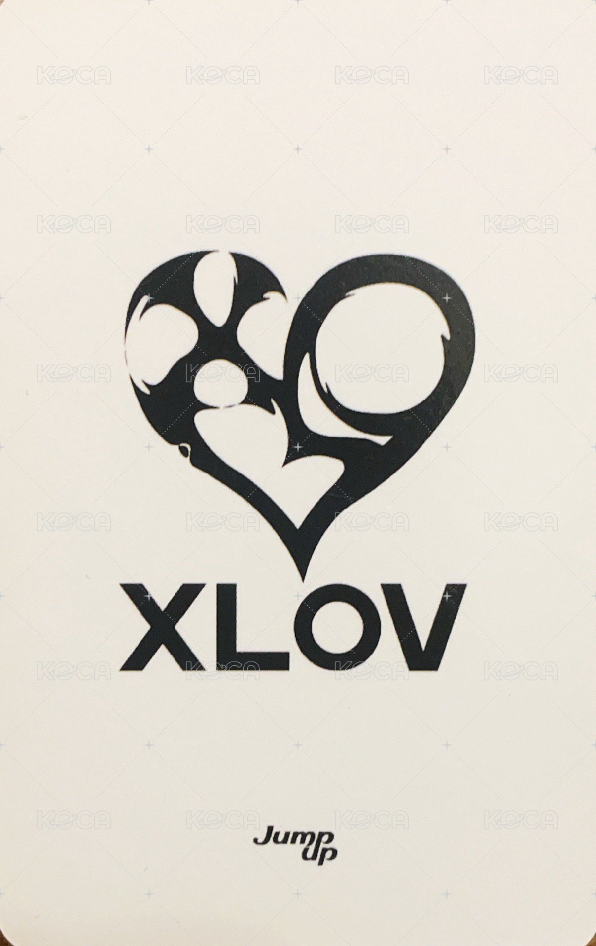 I’mma Be ju 線上1.0 簽售卡  背面