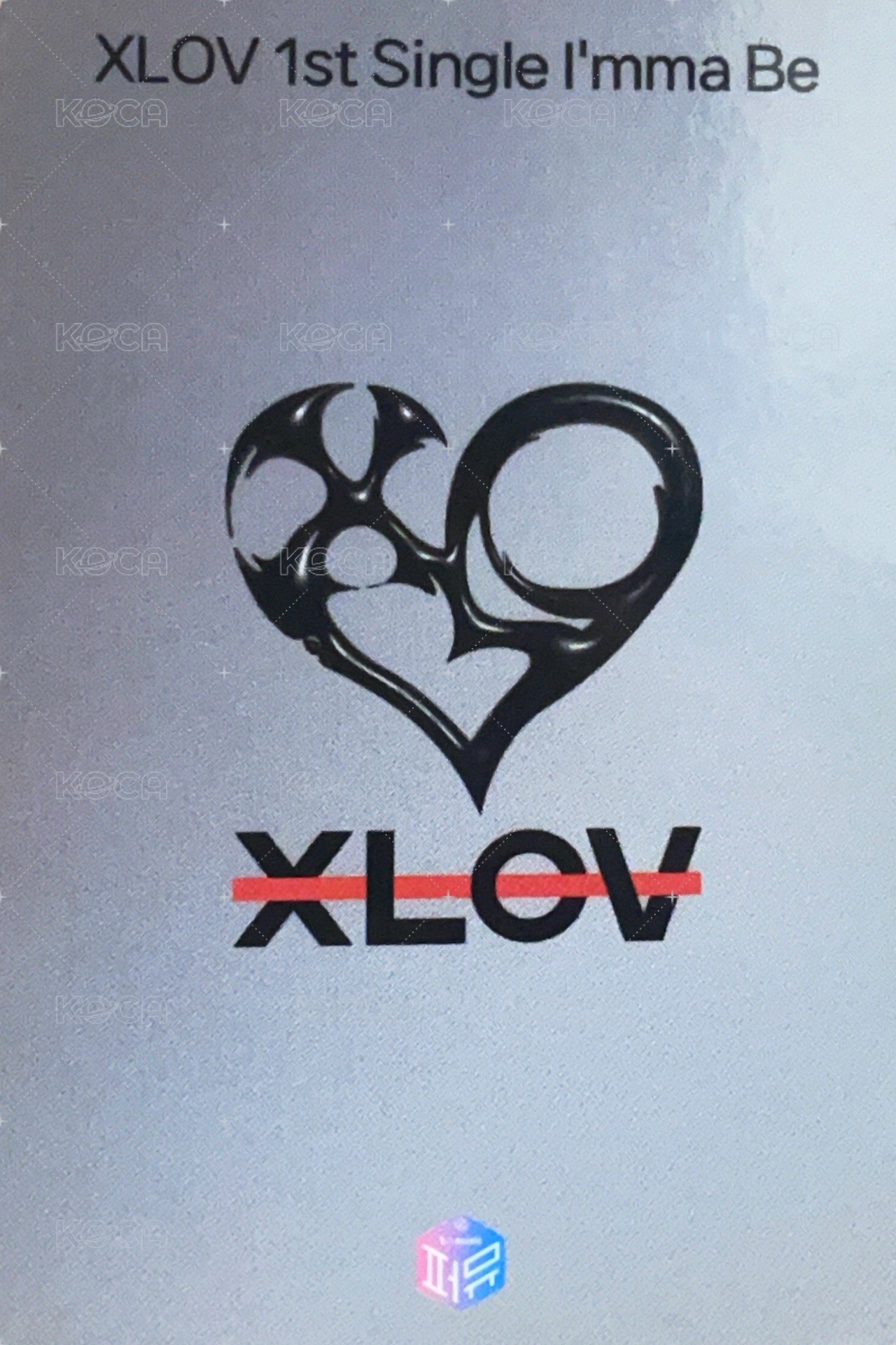 I’mma Be 1stmusic 線下1.0 簽售卡  背面