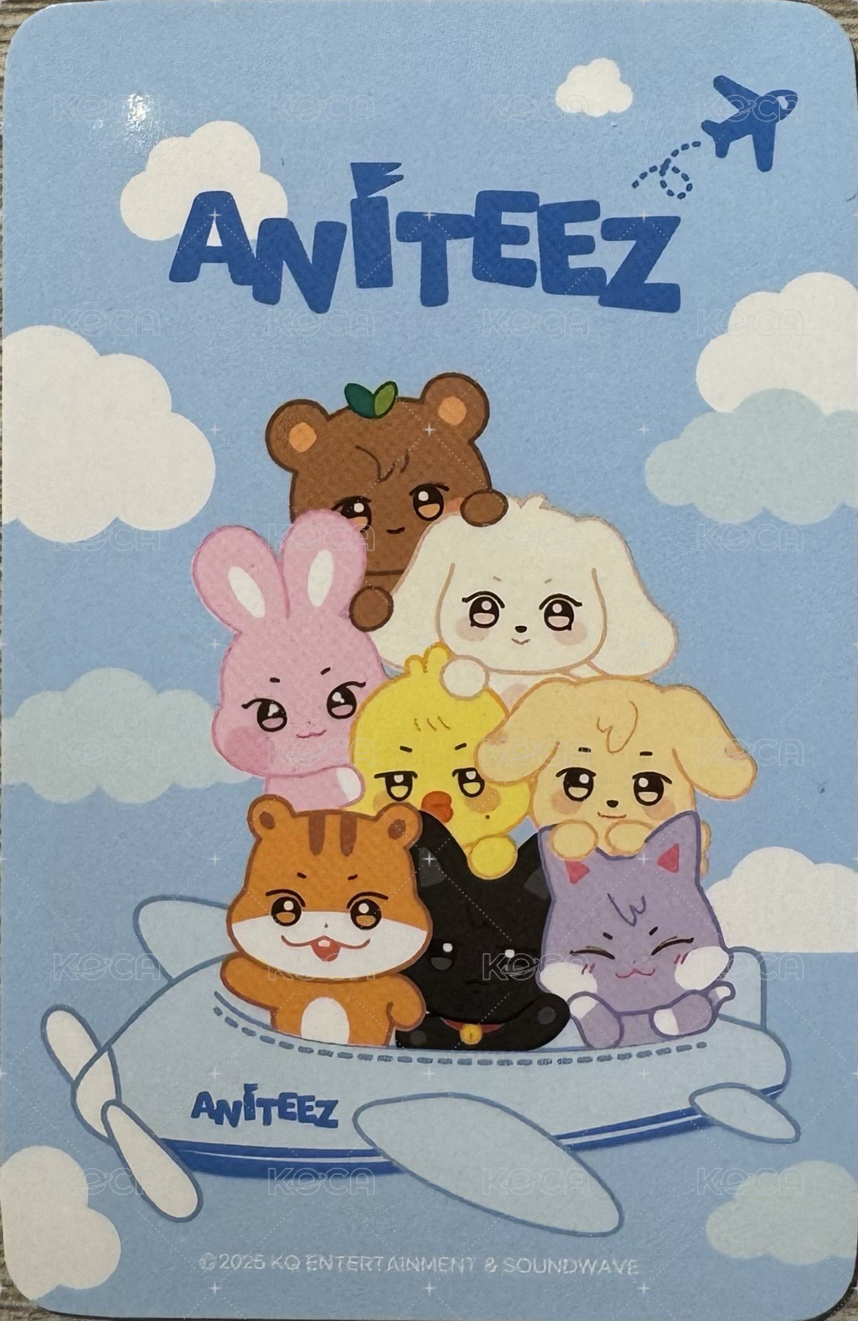 ANITEEZ IN THE CALLING 周邊卡 TRAVEL POUCH 背面