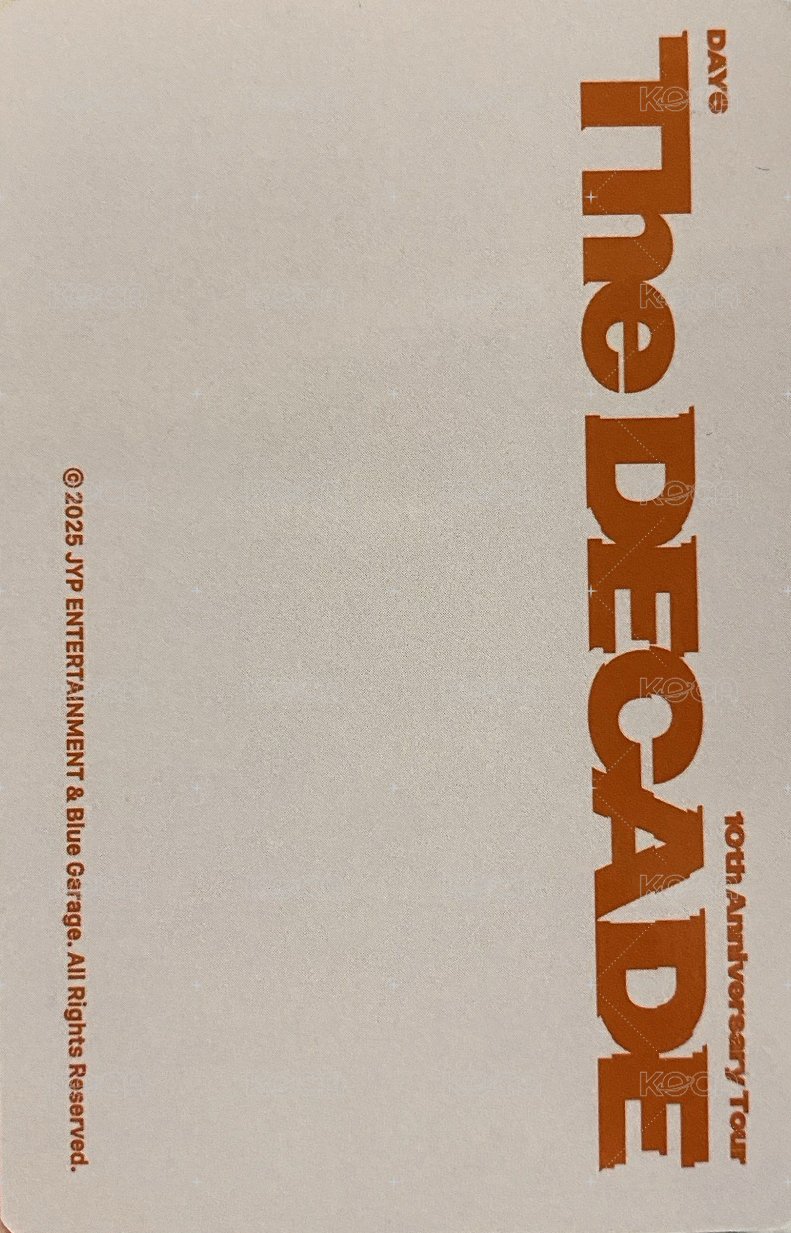 10週年 線下 滿額卡  背面