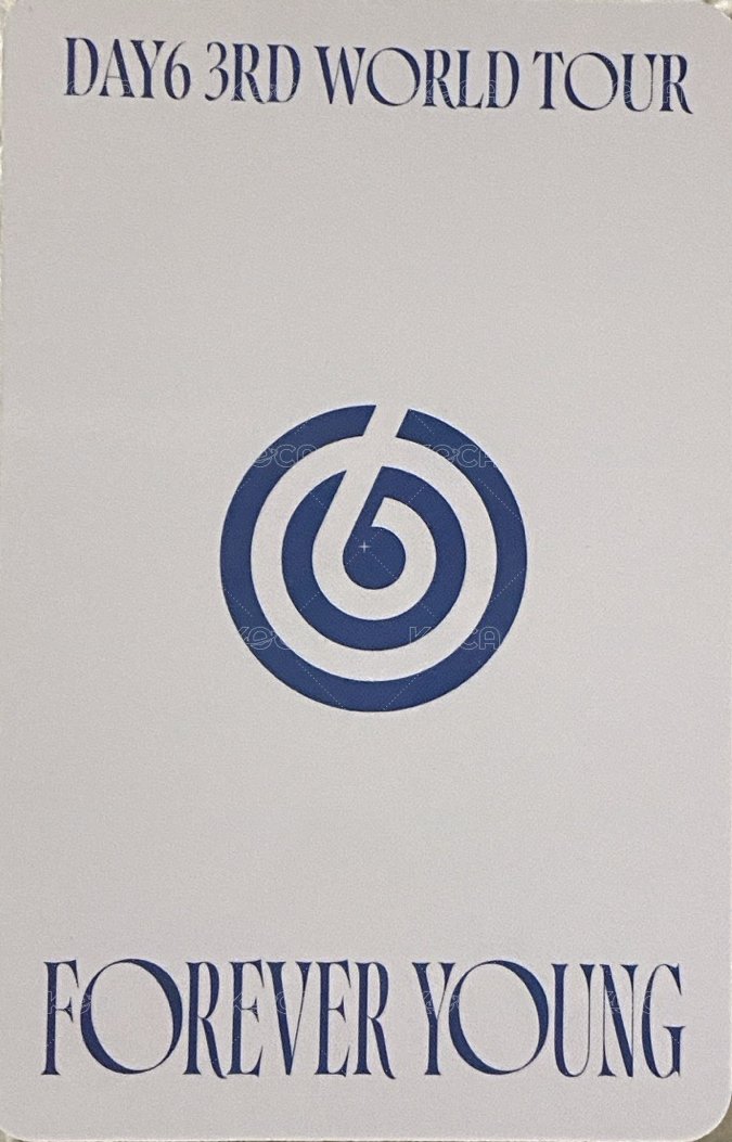 3rd世巡 釜山場DAY2 入場卡 / 場限卡  背面