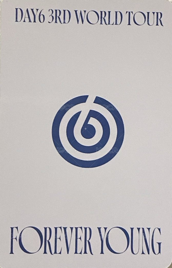 3rd世巡 釜山場DAY2 入場卡 / 場限卡  背面