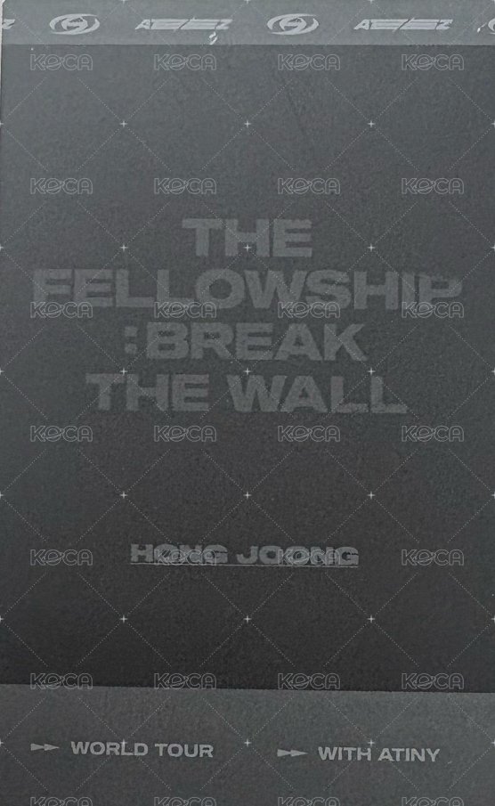 Break the Wall 周邊卡 拍立得 背面