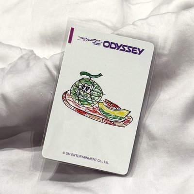 ODYSSEY km 簽售卡 一日店長 塗鴉卡背 將太郎