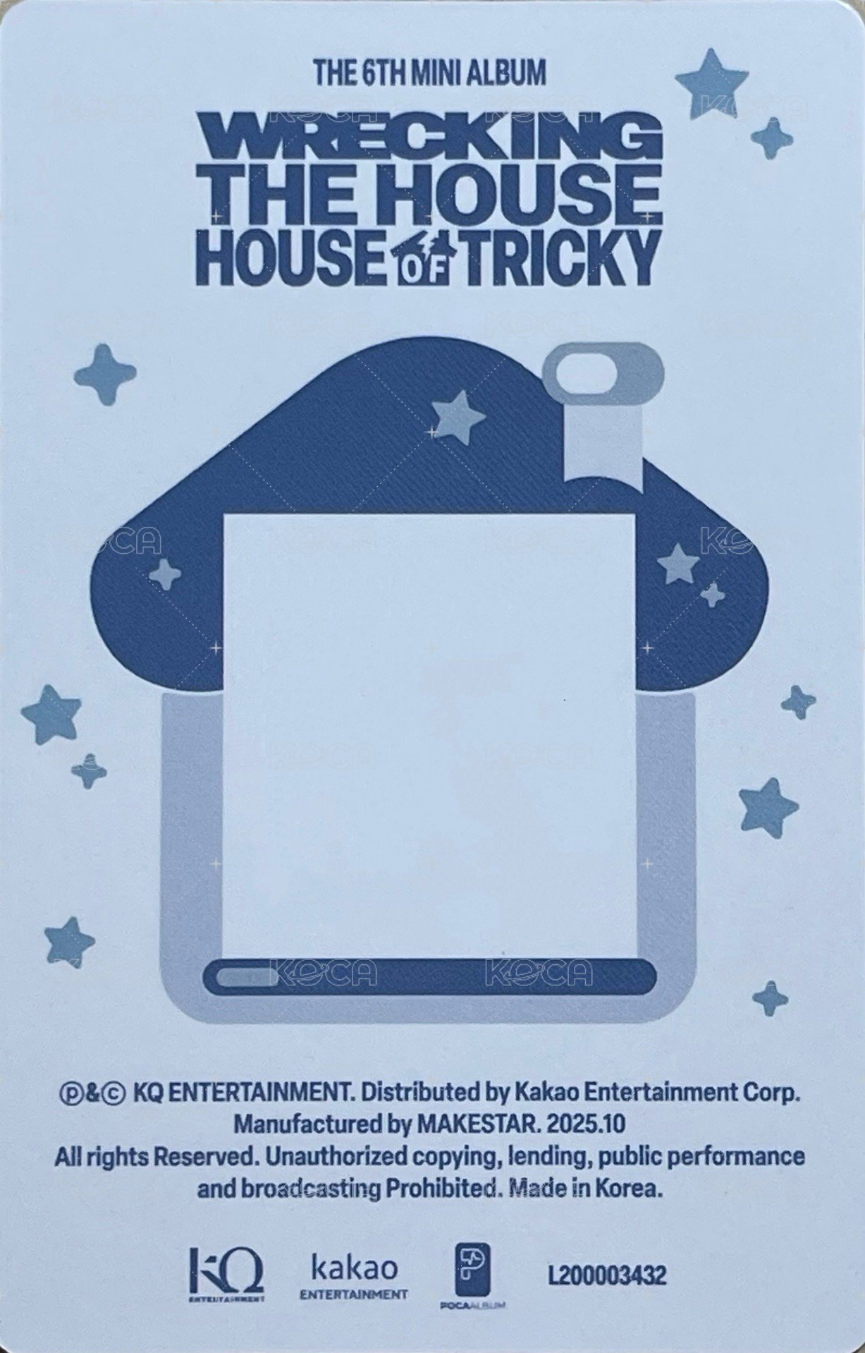 迷六 專輯卡 KEYRING ver. QR卡 背面