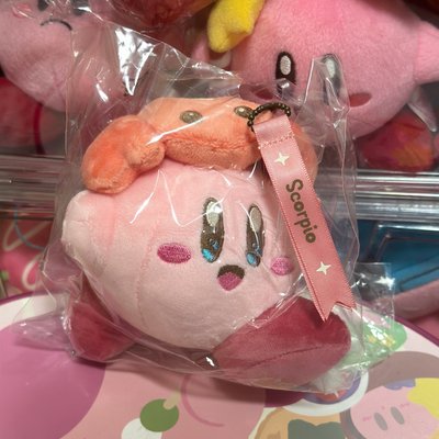 星之卡比 星座吊飾娃娃 天蠍座 通販珠鏈款