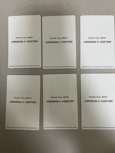 Txt  24巡迴 入會卡