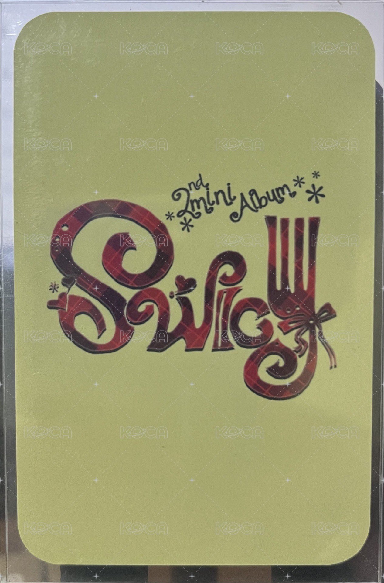 WE UNIS   線下3.0 簽售卡 unis gehlee 背面