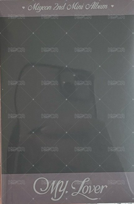MY, Lover 專輯卡  背面