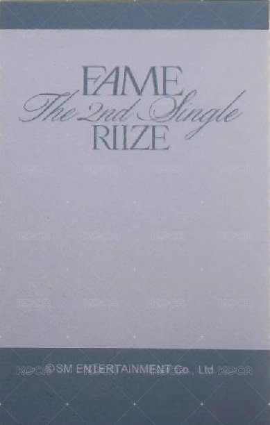 FAME 泡泡摩奇 Smini 特典卡 D版 背面