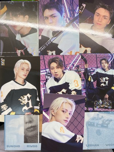 seventeen 2025 home卡 卡包卡 俊、八、率、燦