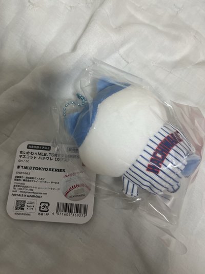 吉伊卡哇MLB聯名小熊隊小八吊飾