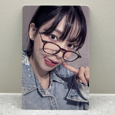 正規一 愛豆驛站 簽售卡 柚 中文卡背