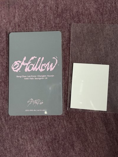 HOLLOW 彬 專輯小卡+證件照