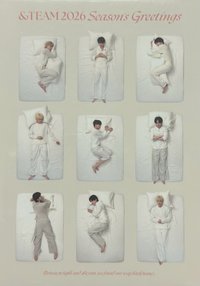 2026年曆 睡姿 明信片 