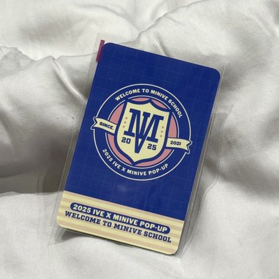 MINIVE SCHOOL 滿額卡 台灣快閃滿額 張員瑛 安兪真 