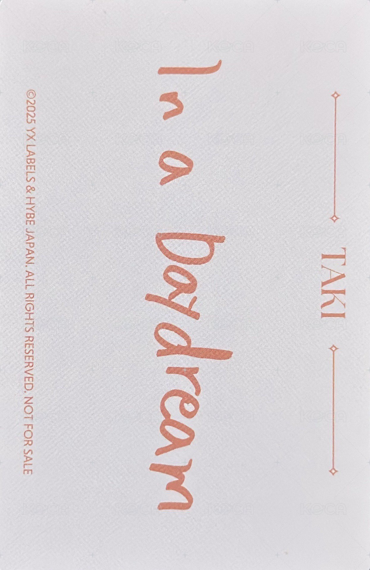 2026年曆 A版 年曆卡  背面