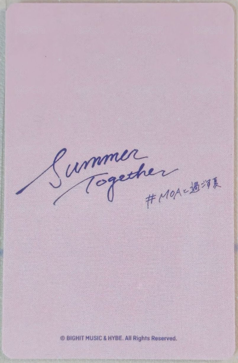 25日本夏日 隨機卡  背面