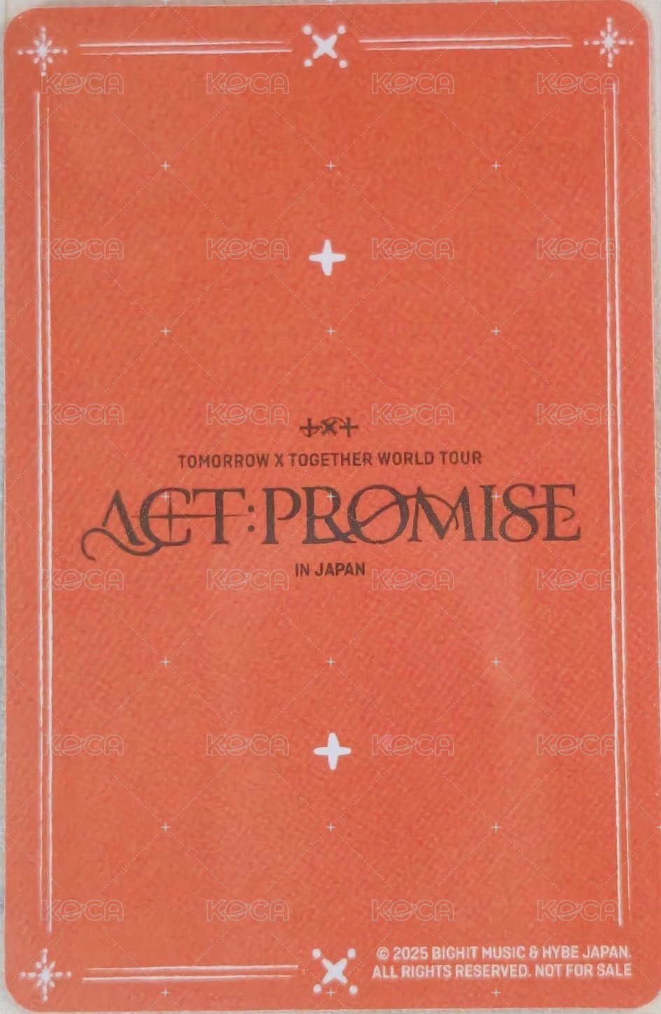 24’巡迴 日巡 藍光版 演唱會 DVD / CD 卡  背面