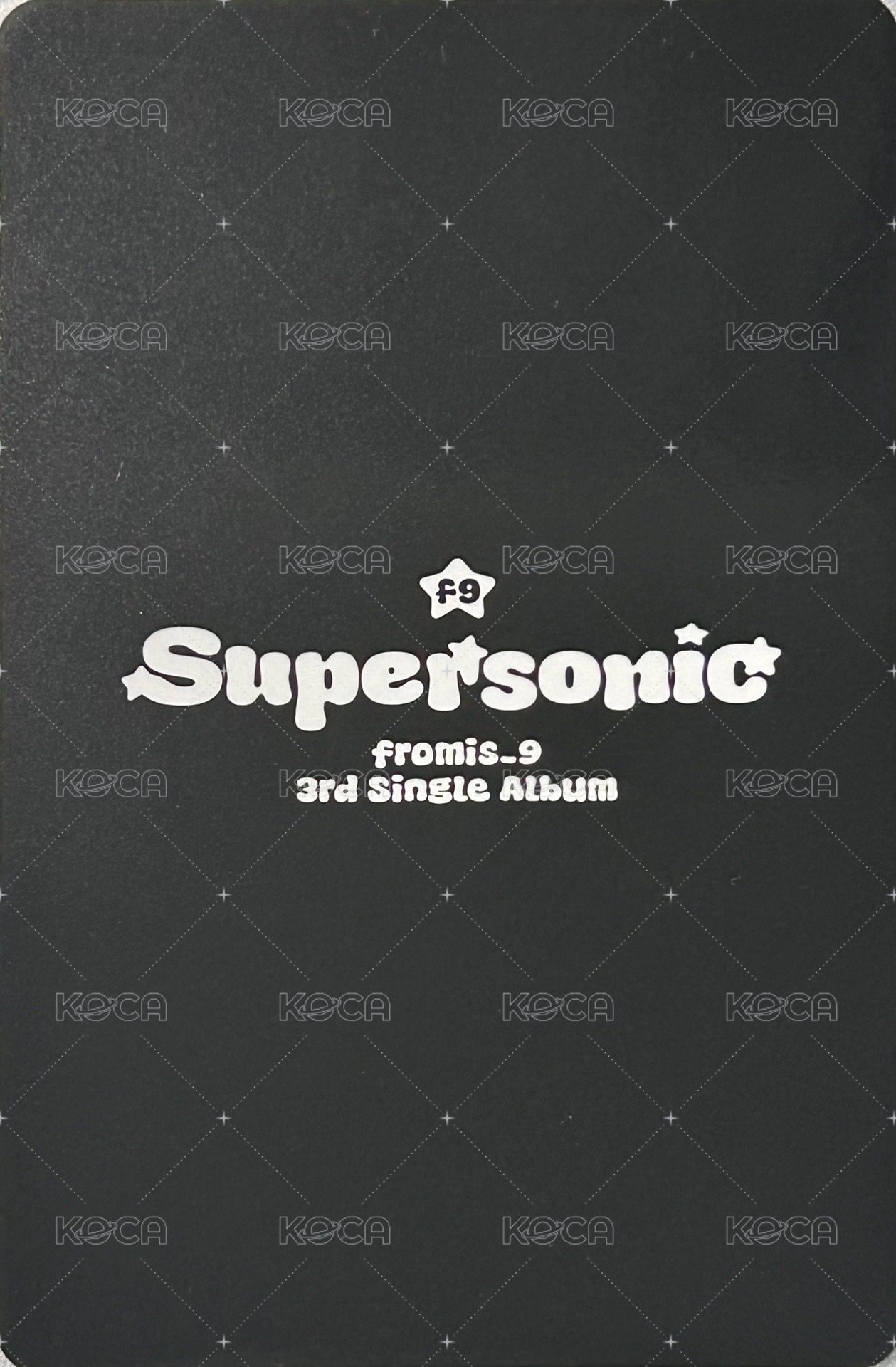 Supersonic yzy 線上2.0 簽售卡  背面