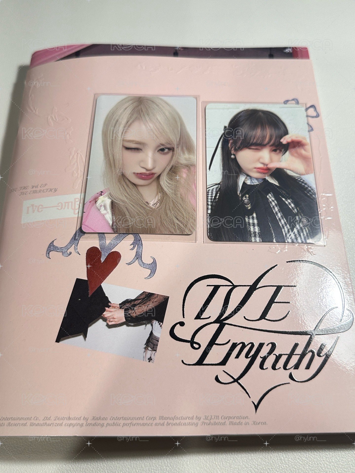 ive芙 叛愛empathy 新專 粉版專➕栗子liz專卡2張