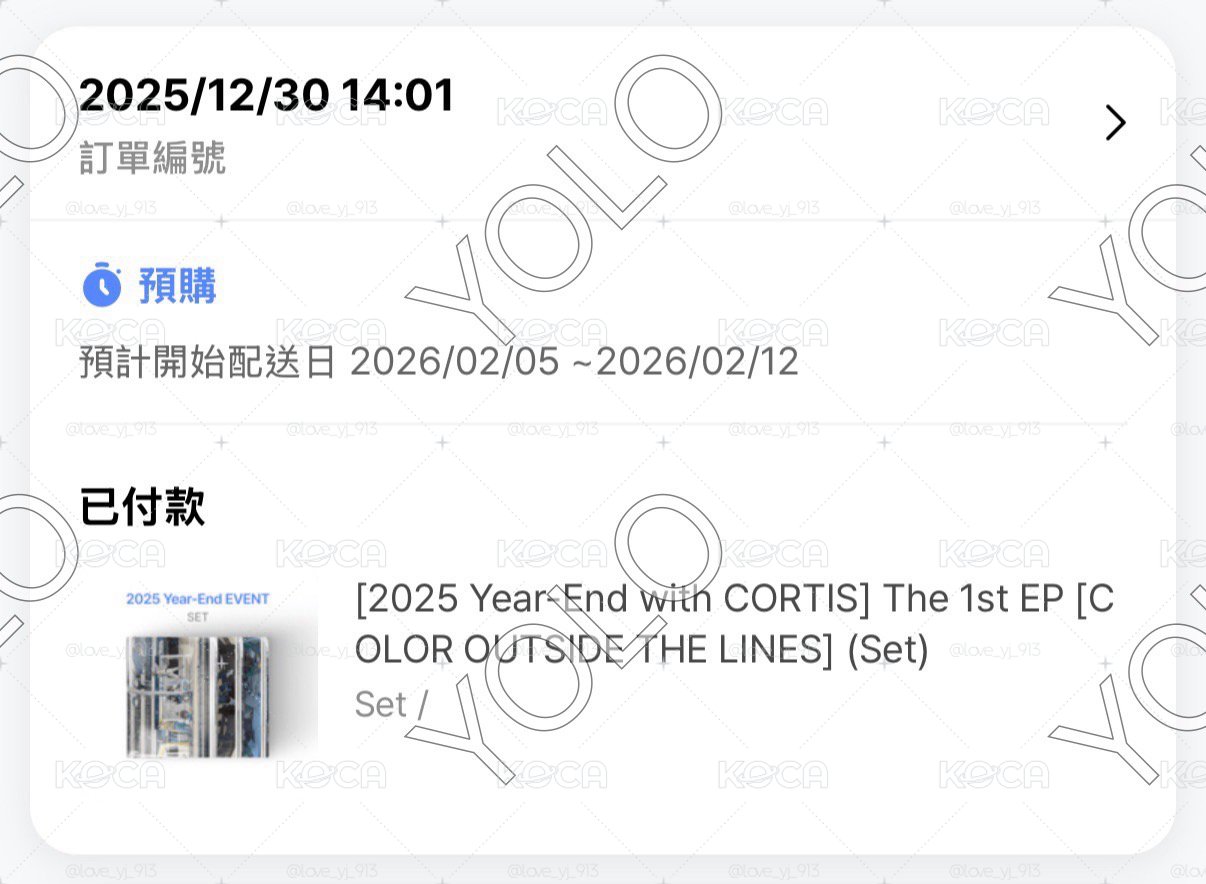 CORTIS 2025年末wvs特典卡 預購 yzy7.0 終場幸運卡 線下購買