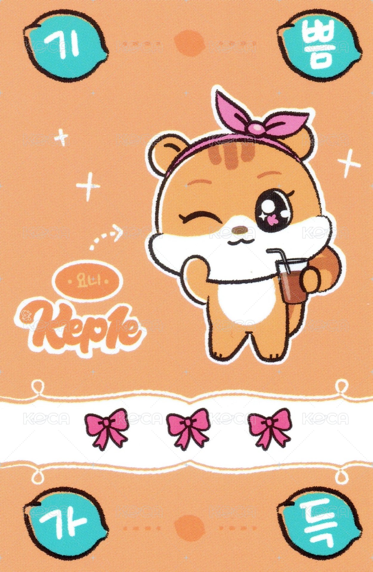 Kep1e 隨機卡 卡包卡 背面