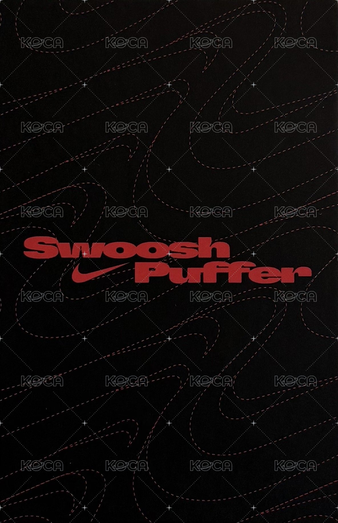 代言卡 NIKE Swoosh Puffer 背面