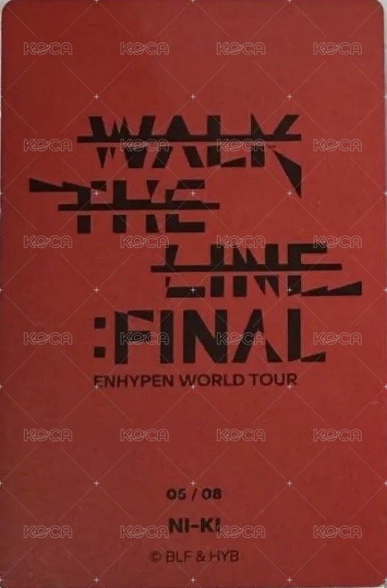 WTL FINAL wvs 隨機卡 力05/08 官拍卡 背面