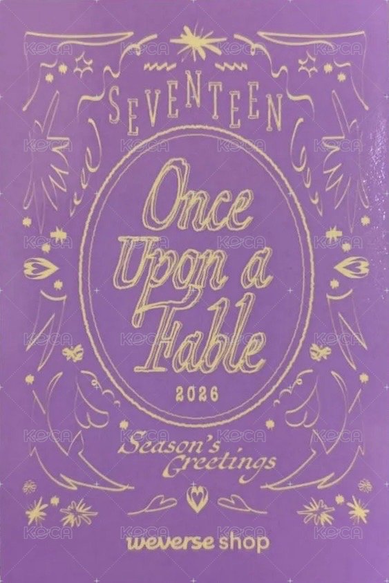 26’年曆 wvs 預售 特典卡  背面