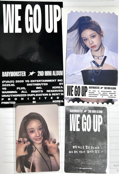 BABYMONSTER WE GO UP yg 線下快閃 入場卡