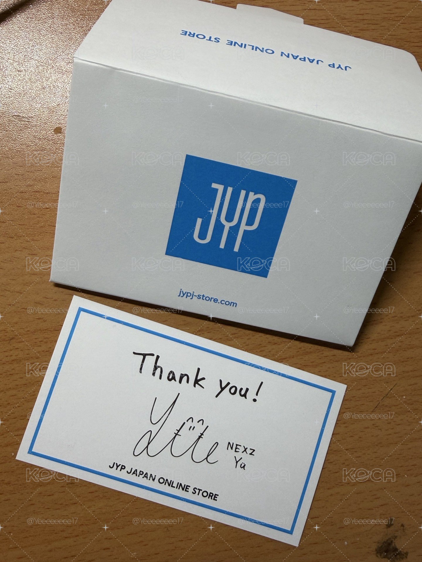 【NEXZ-YU】JYP JAPAN JYP商店日本滿額卡 