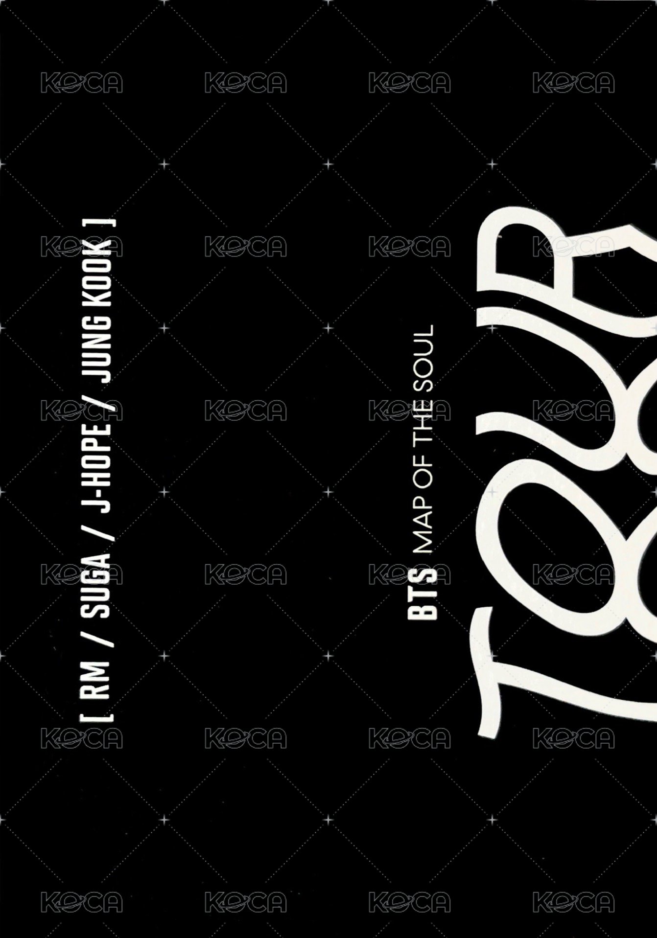 MOTS Tour 周邊卡 手機繩卡 背面