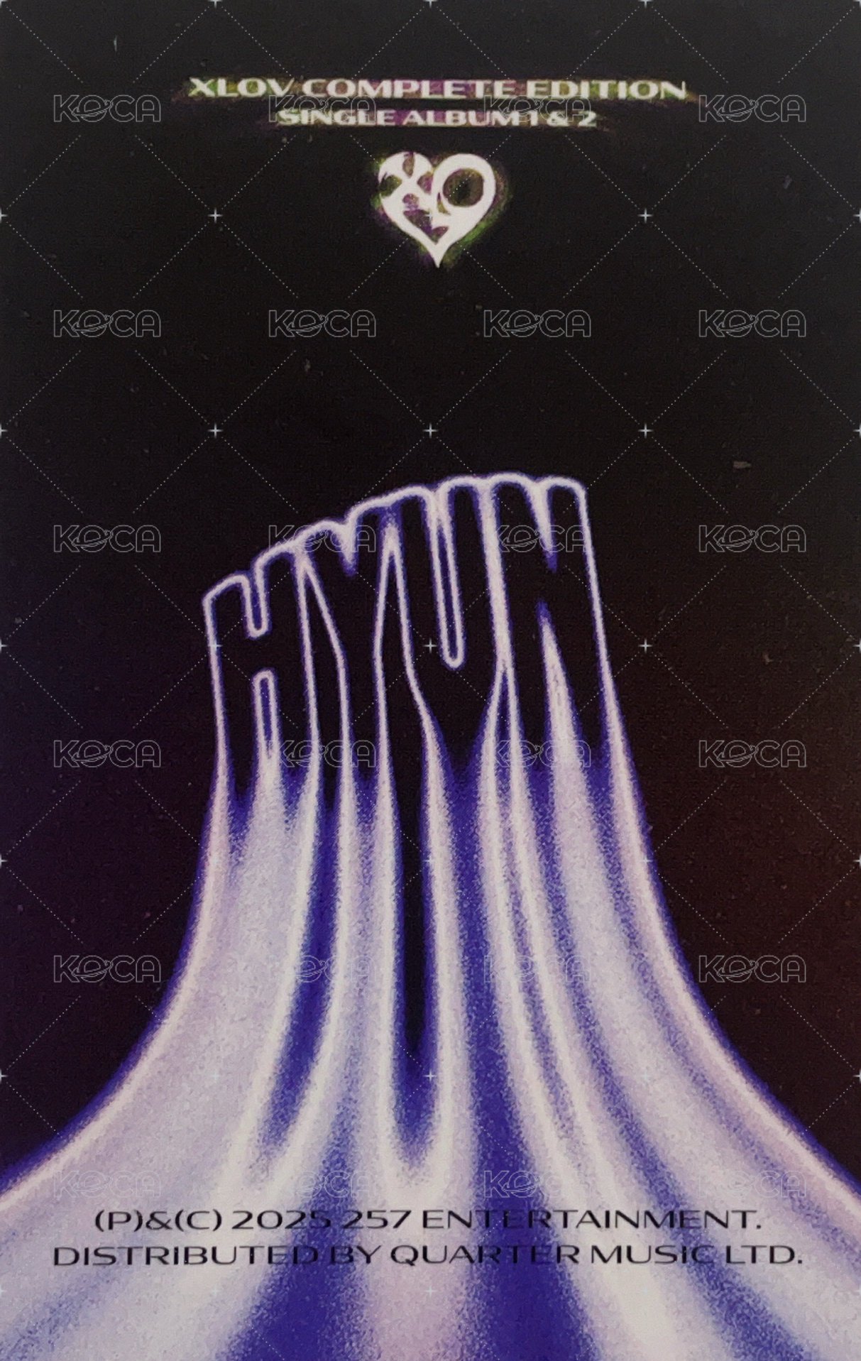 I WILL  專輯卡  背面