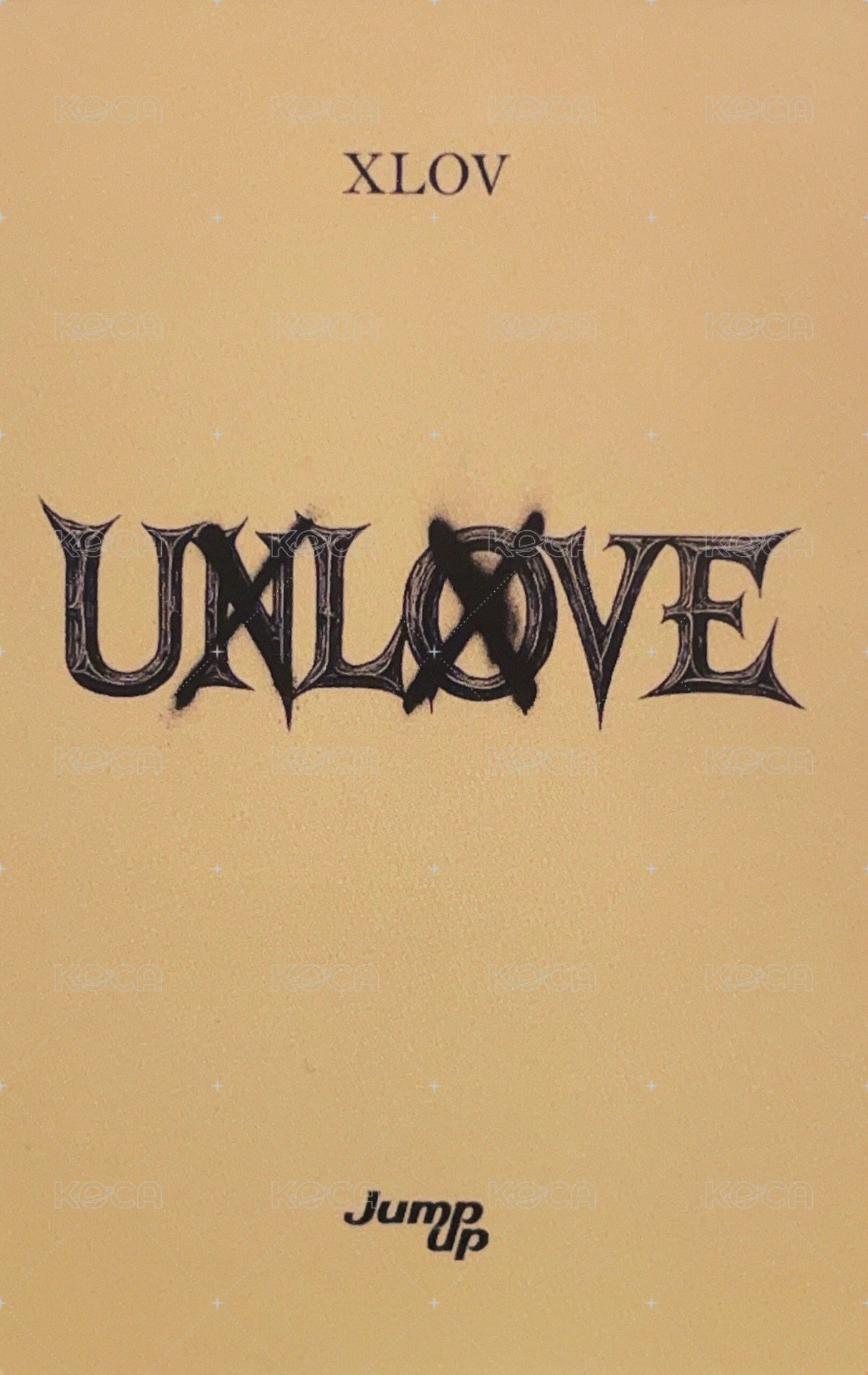 UXLXVE ju 線下1.0 簽售卡  背面