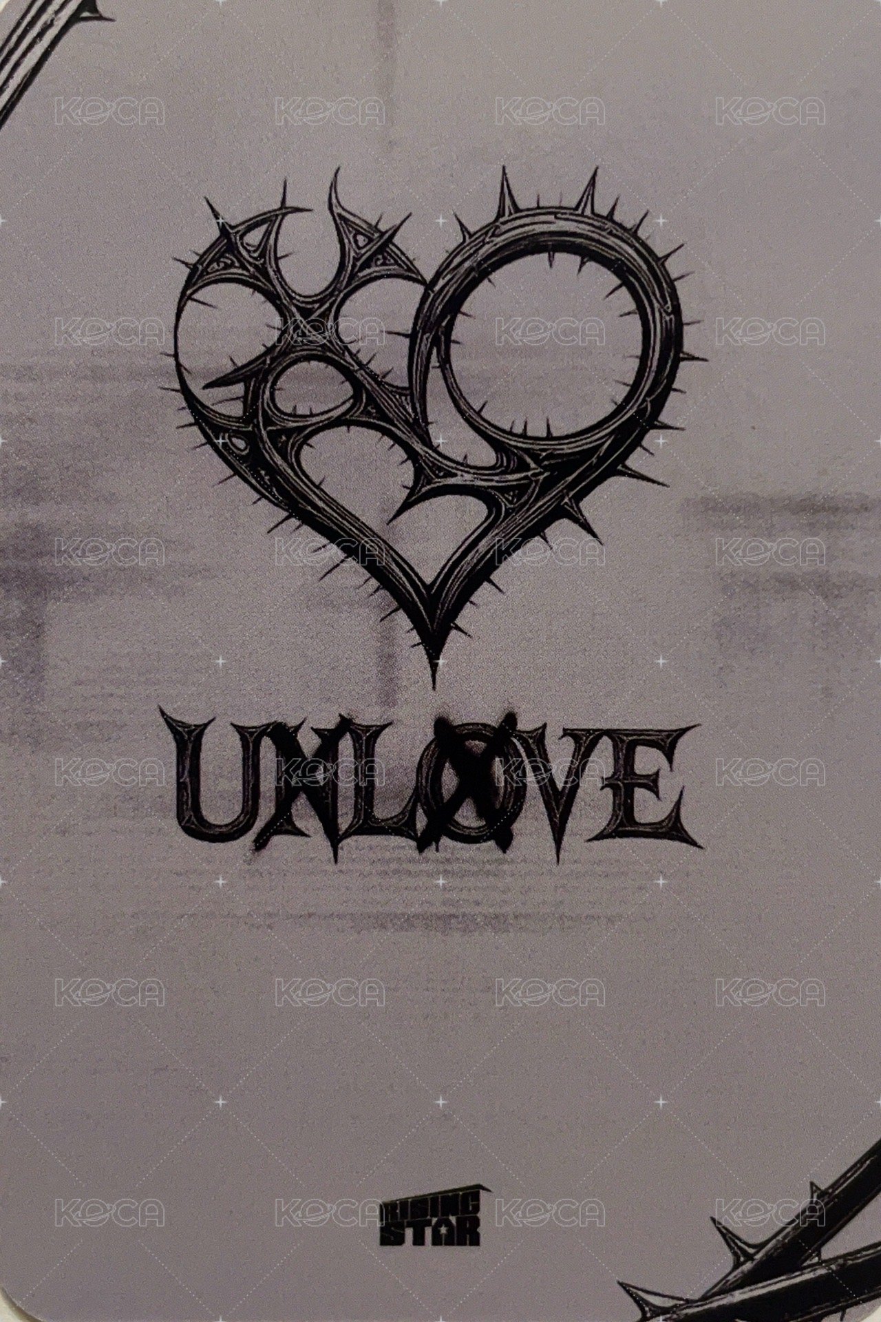 UXLXVE Rising-star 1.0 (B ver.) 簽售卡  背面