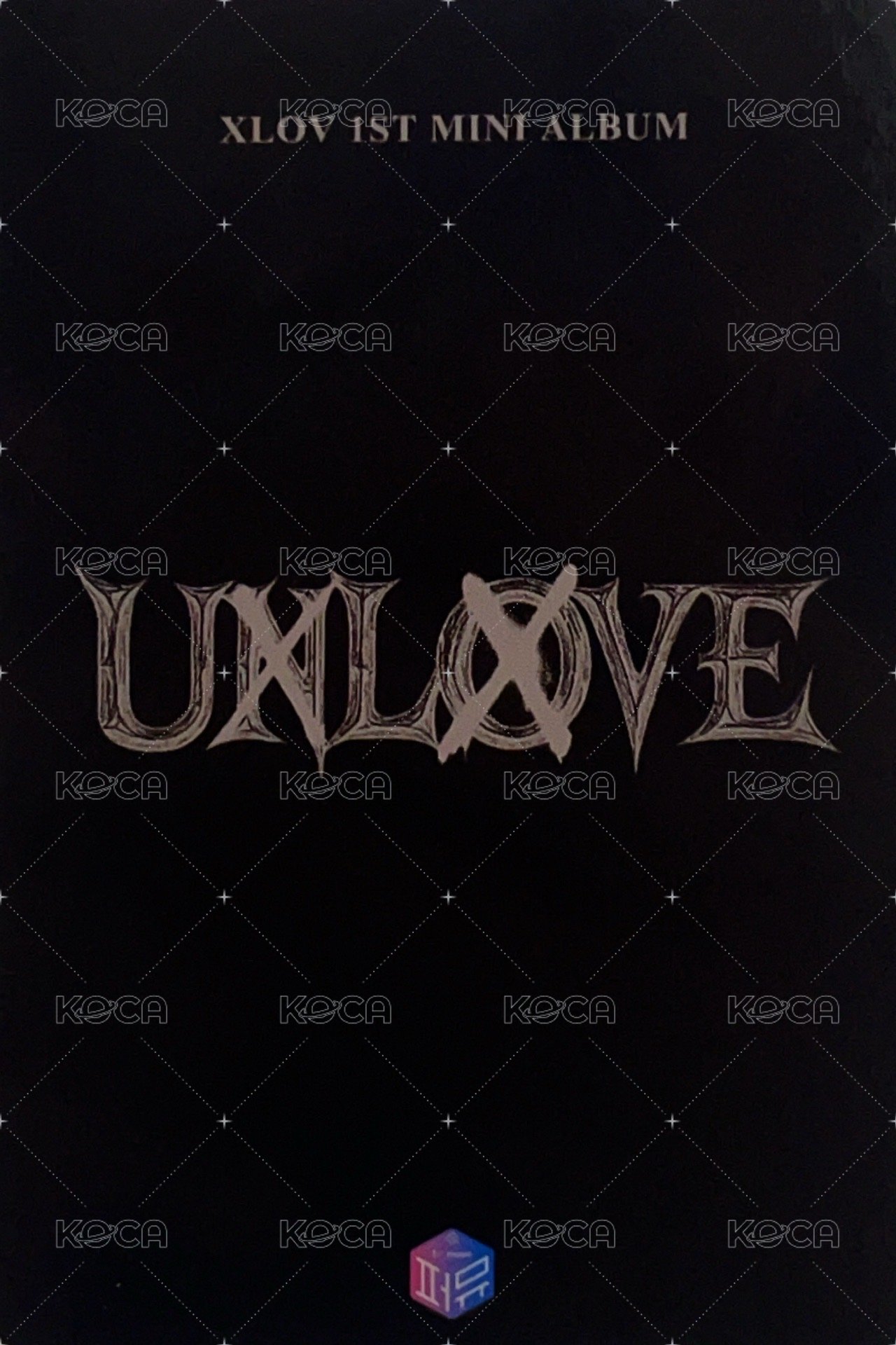 UXLXVE 1stmusic 線下1.0 簽售卡  背面